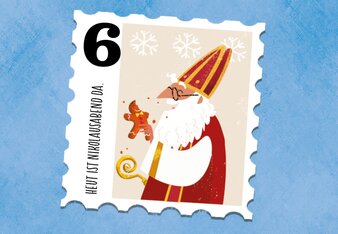 SONNENTOR Gewürzadventkalender - Türchen 6: Eine Illustration vom Nikolaus | © SONNENTOR